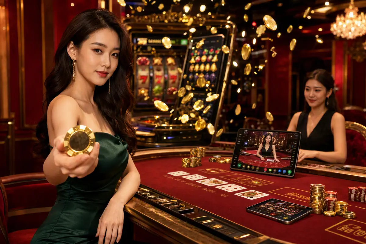 mmr77 Baccarat စားပွဲနှင့် ဒီလာ